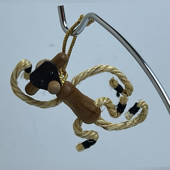 Mid-Century Zoo Line Wooden Monkey Rope Figurine Kay Bojesen 1950’s - Picture 5 of 9